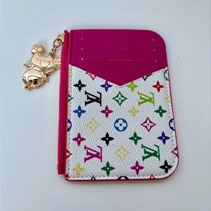 LV X TM Monogram Romy Card Holder Pink